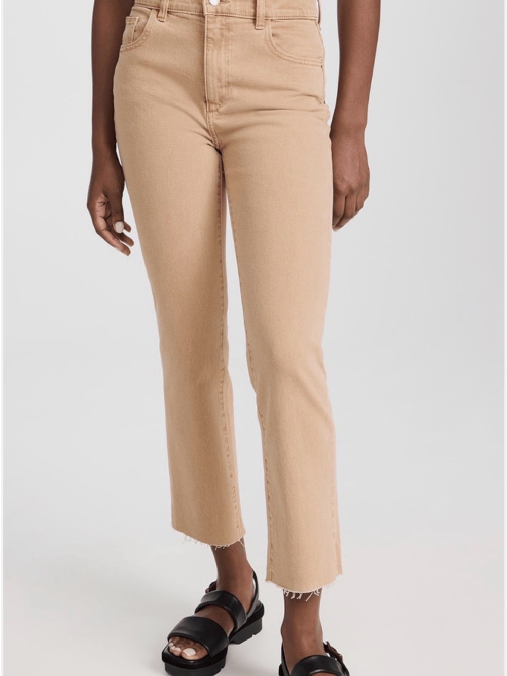DL1961 Straight-Leg Jeans in Bellini Raw